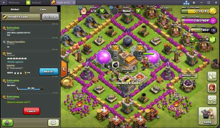 Image intitulee Defi Amical dans Clash Of Clans7 p1